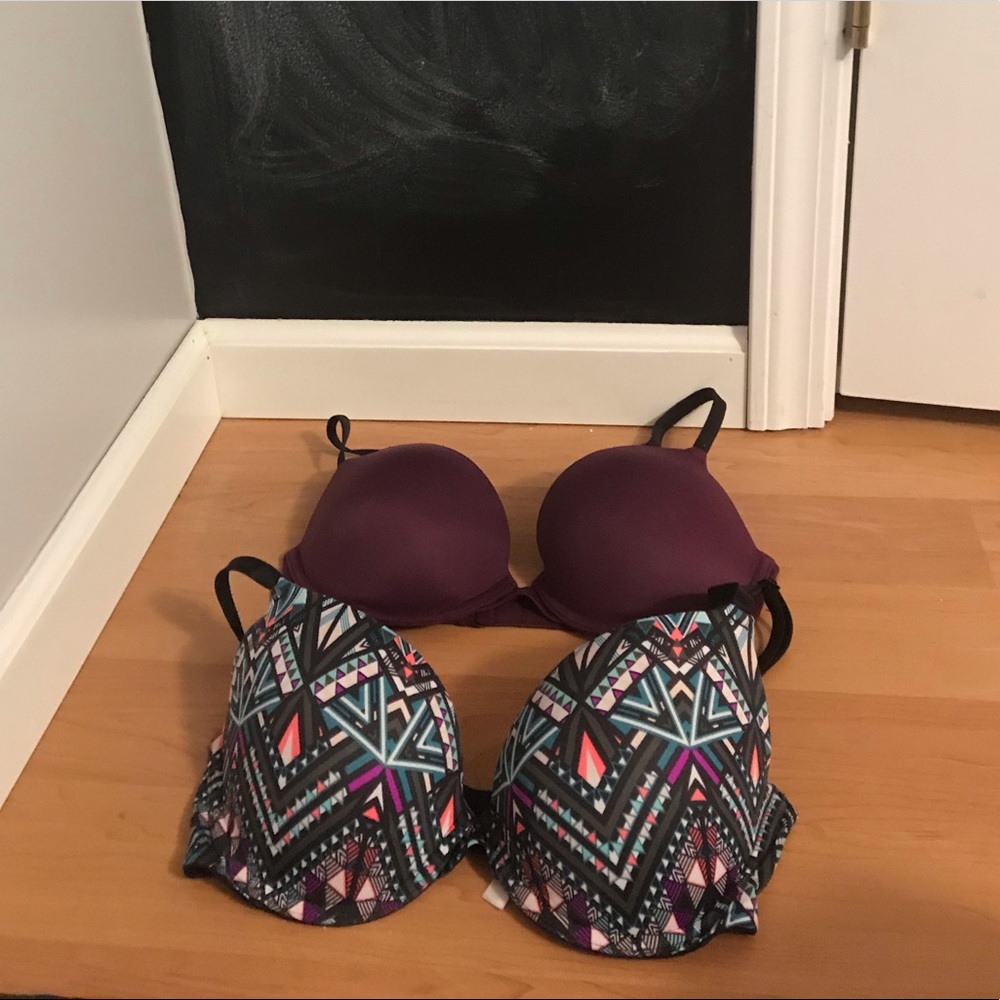 Two bras